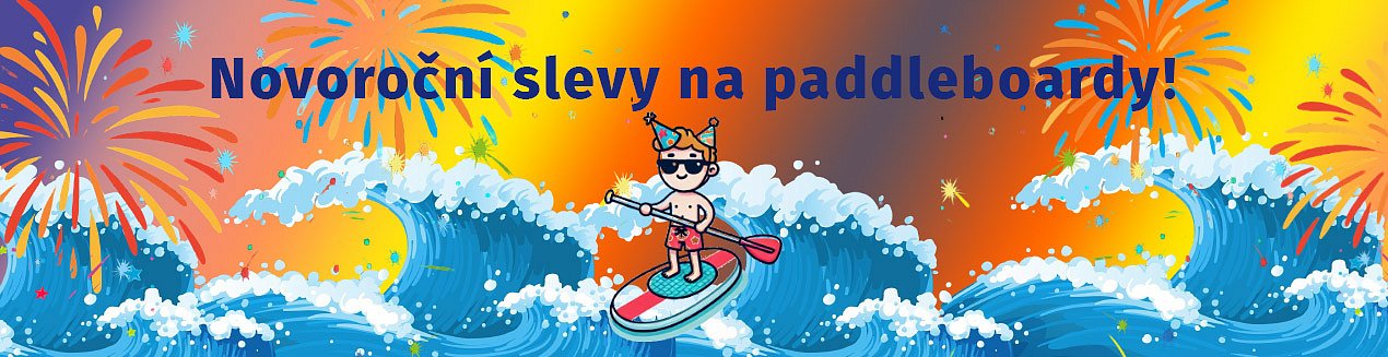 Novoroční slevy - slevy paddleboardů