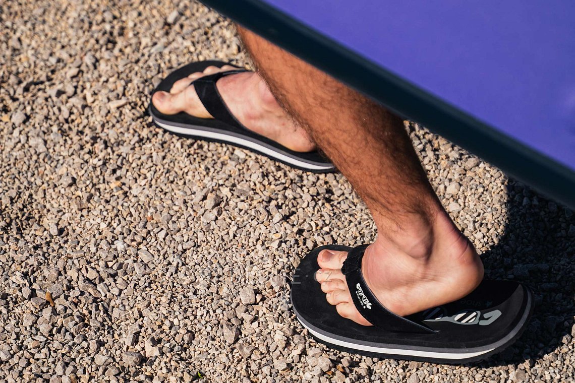 Pánský outfit 2 - fialová - paddleboard GLADIATOR PRO, lycra, žabky COOL