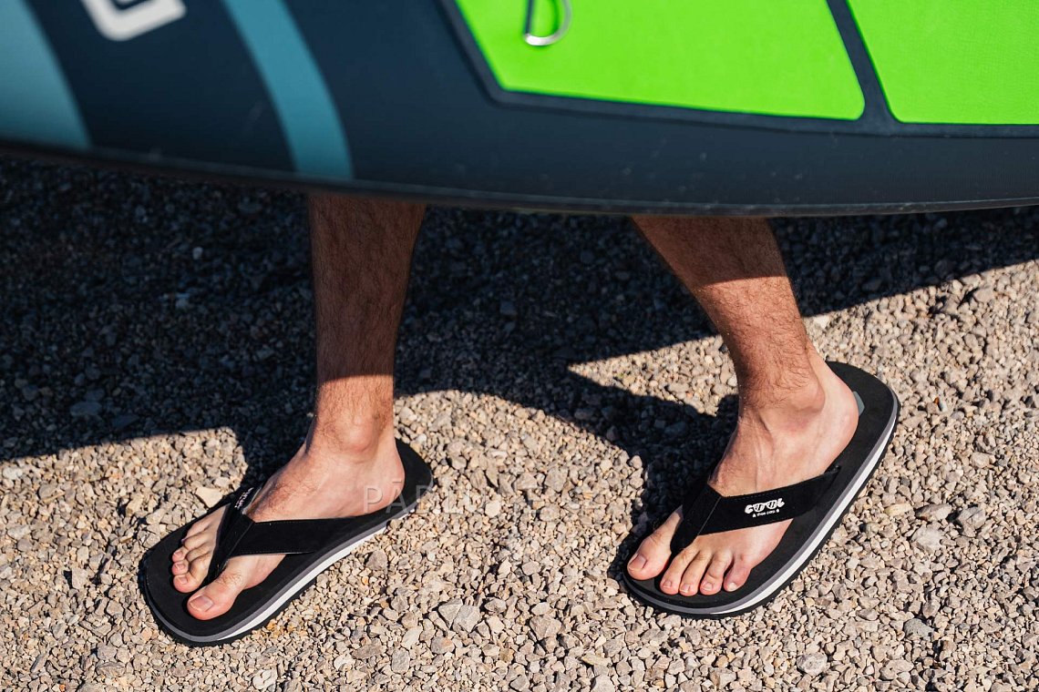 Pánský outfit 3 - neon green - paddleboard GLADIATOR PRO, lycra, žabky COOL