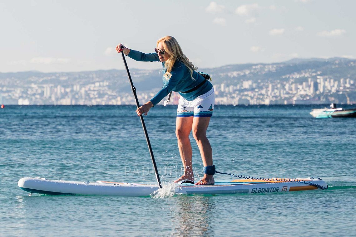 Dámský outfit 10 - tyrkysová - paddleboard GLADIATOR PRO, lycra, žabky COOL