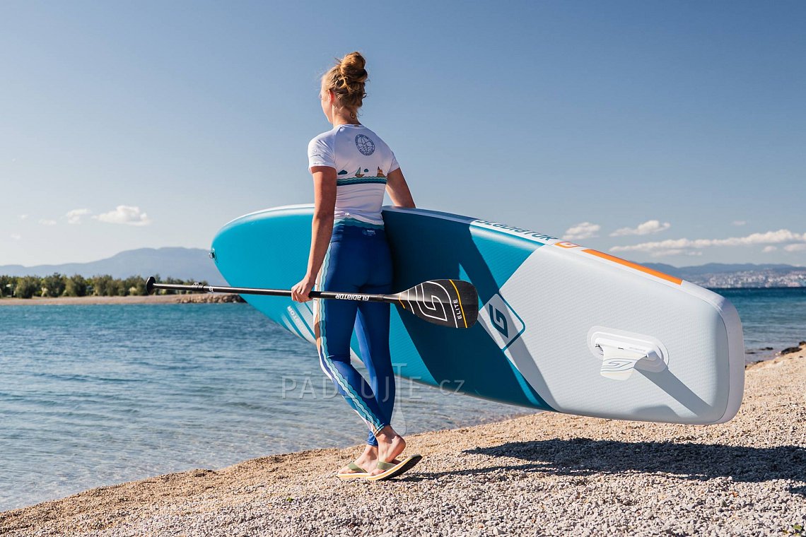 Dámský outfit 9 - modrá - paddleboard GLADIATOR PRO, lycra, žabky COOL