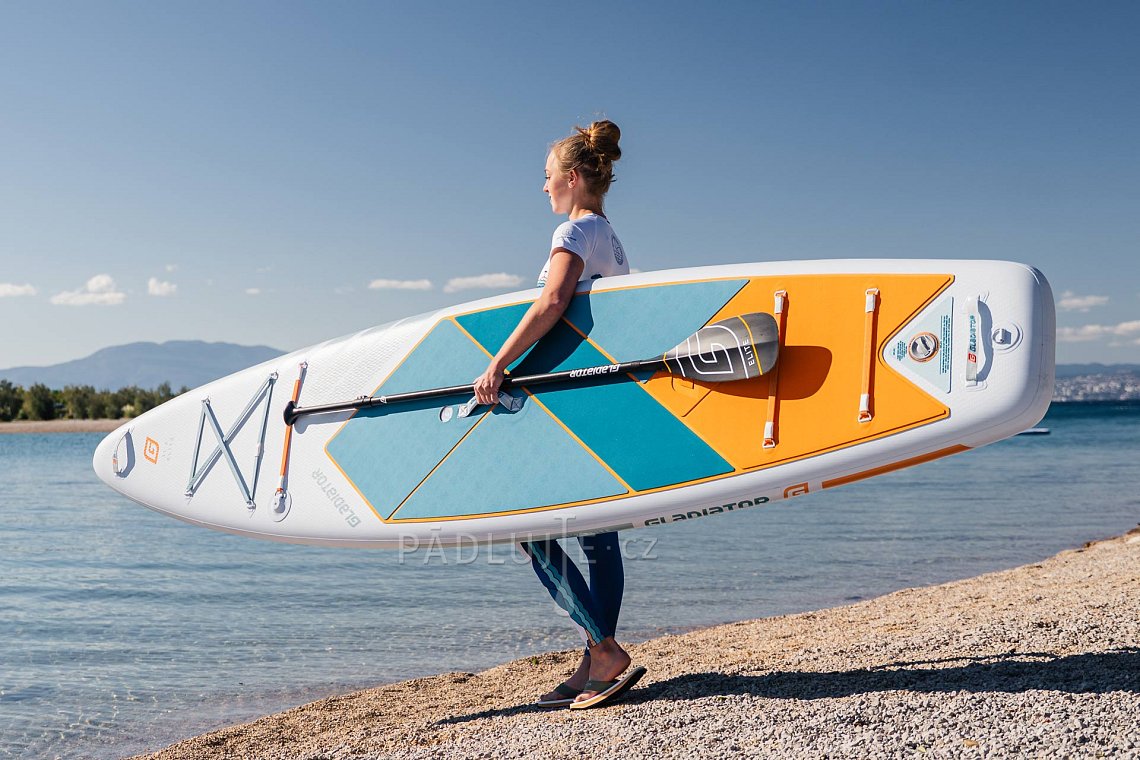 Dámský outfit 9 - modrá - paddleboard GLADIATOR PRO, lycra, žabky COOL