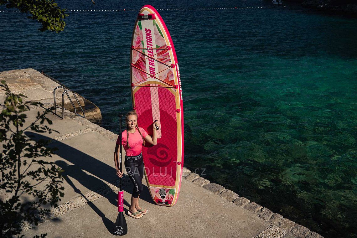 Dámský outfit 10 - růžová - paddleboard GLADIATOR PRO, lycra, žabky COOL