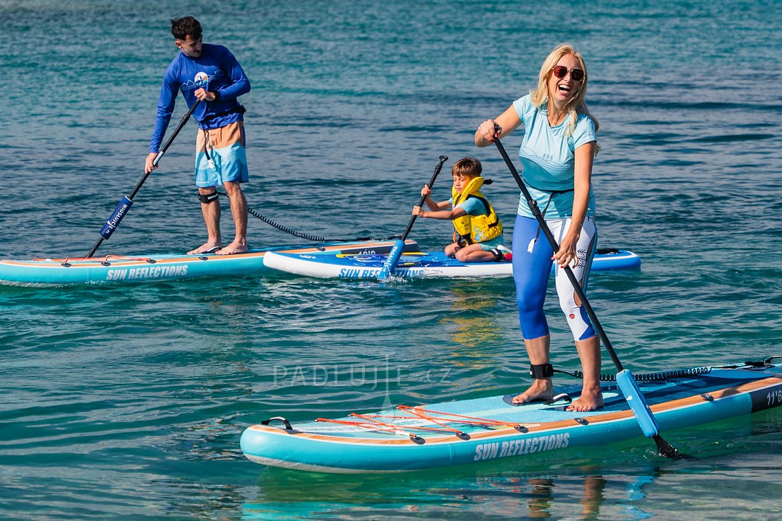 Dámský outfit 12 - tyrkysová - paddleboard GLADIATOR PRO, lycra, žabky COOL