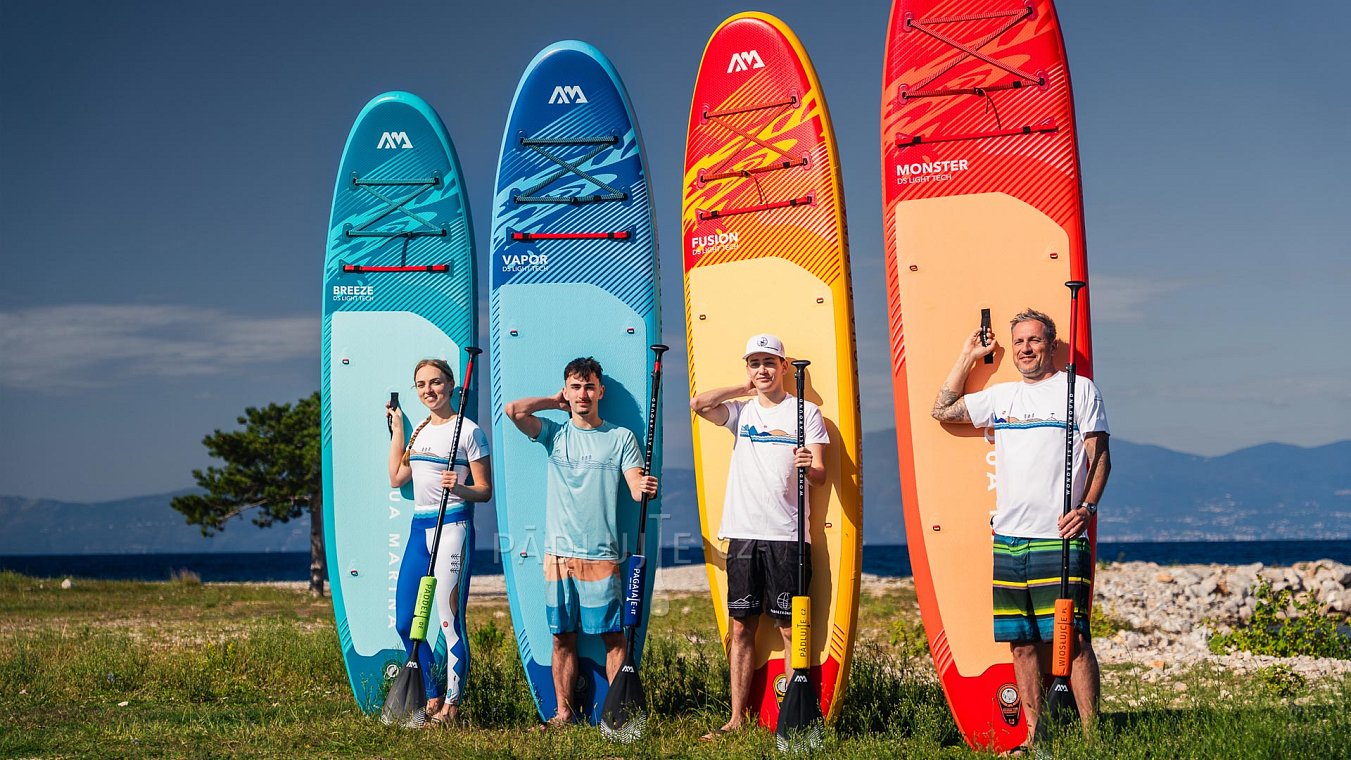 Nafukovací paddleboardy - AQUA MARINA - modely 2026