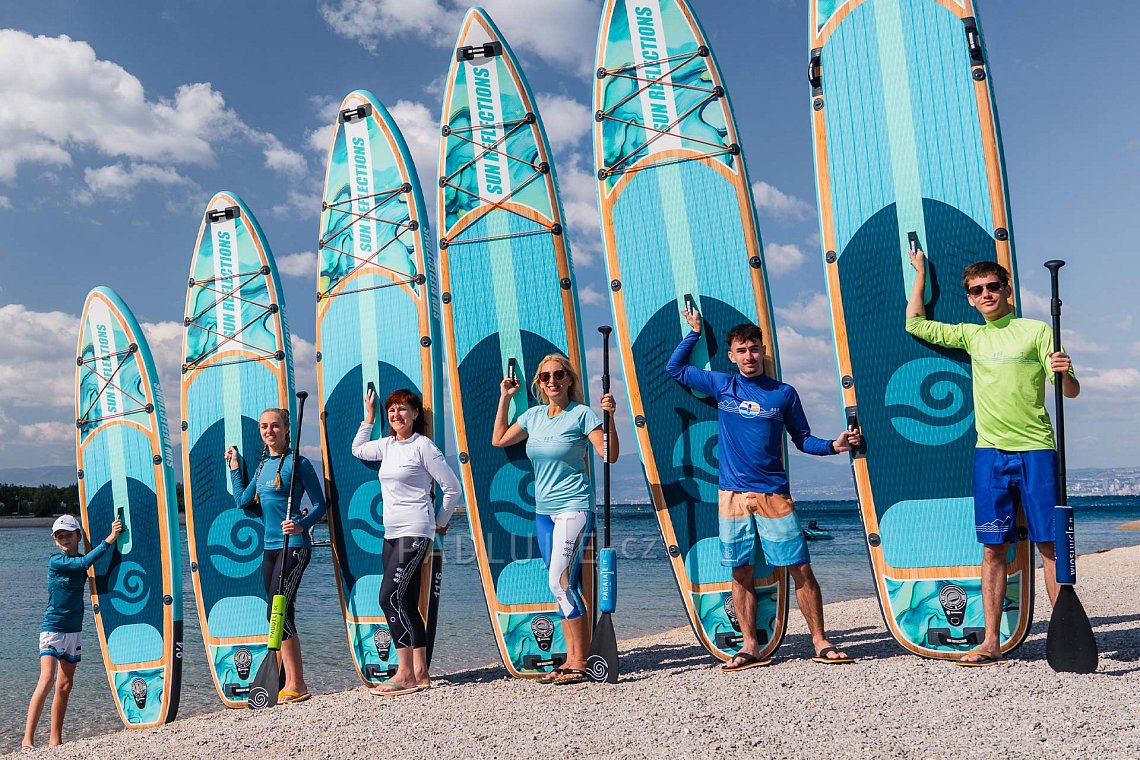 Pánský outfit 4 - neon green - paddleboard GLADIATOR PRO, lycra, žabky COOL