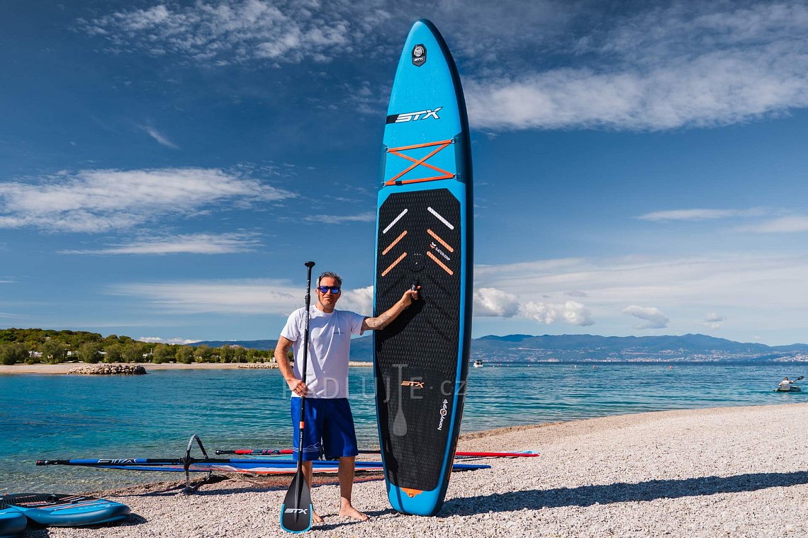 Pánský outfit 5 - modrá - paddleboard GLADIATOR PRO, lycra, žabky COOL