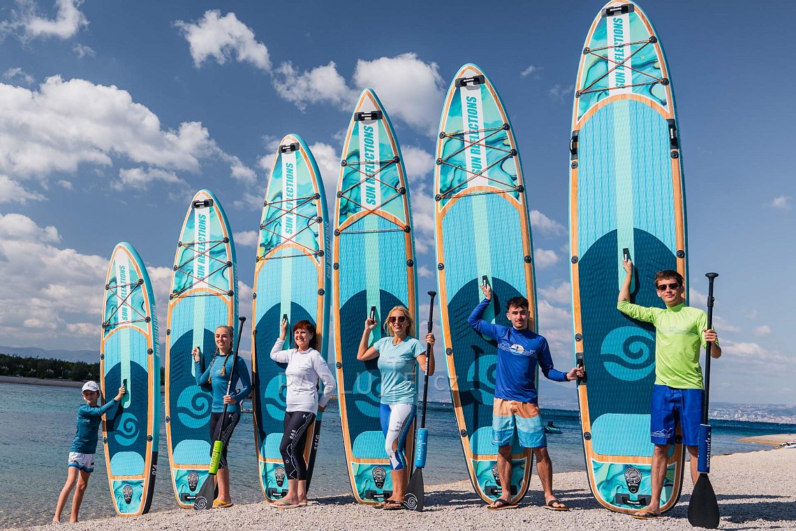 Pánský outfit 6 - modrá - paddleboard GLADIATOR PRO, lycra, žabky COOL