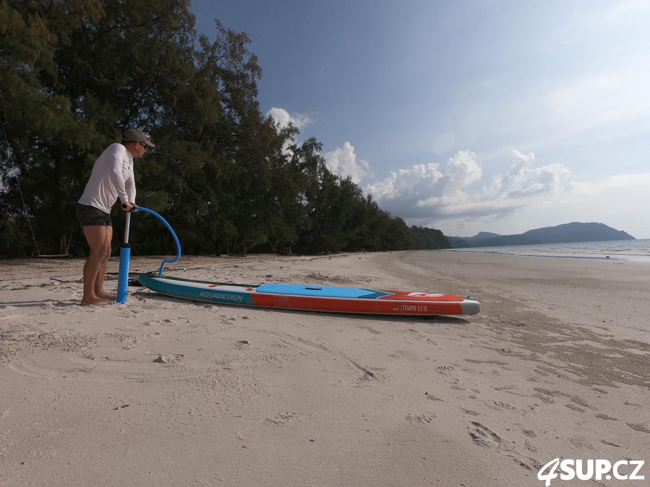 Do džungle na paddleboardu, Thajsko, Tarutao, Aquadesign 11'6 Tempo - pláže jen pro vás