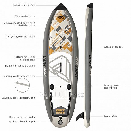 AQUA MARINA Drift 10'10 - nafukovací paddleboard