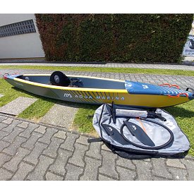 Kajak AQUA MARINA TOMAHAWK AIR-K 375 -  jednomístný nafukovací -nafukovací POUŽITÉ ZBOŽÍ