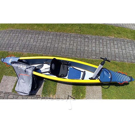 Kajak AQUA MARINA TOMAHAWK AIR-K 375 -  jednomístný nafukovací -nafukovací POUŽITÉ ZBOŽÍ
