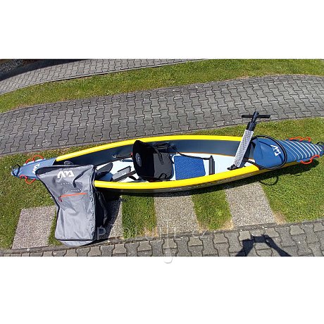 Kajak AQUA MARINA TOMAHAWK AIR-K 375 -  jednomístný nafukovací -nafukovací POUŽITÉ ZBOŽÍ