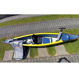 Kajak AQUA MARINA TOMAHAWK AIR-K 375 -  jednomístný nafukovací -nafukovací POUŽITÉ ZBOŽÍ