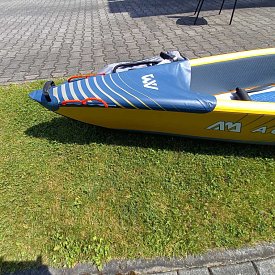 Kajak AQUA MARINA TOMAHAWK AIR-K 375 -  jednomístný nafukovací -nafukovací POUŽITÉ ZBOŽÍ