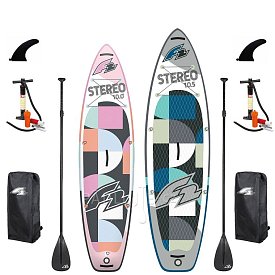 F2 STEREO 10'0, 10'5 - Rodinná sada nafukovacích paddleboardů