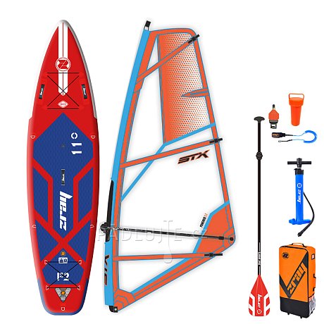 Paddleboard ZRAY FURY PRO 11'0 komplet s plachtou - nafukovací paddleboard, windsurfing
