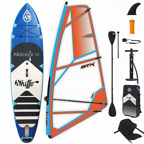 Paddleboard SKIFFO SMU 10'4 COMBO  - komplet s plachtou - nafukovací paddleboard, windsurfing, kajak