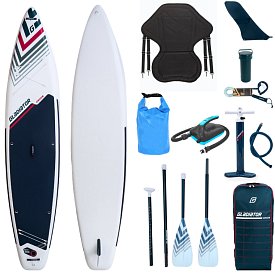 Paddleboard GLADIATOR ORIGIN 12'6 COMBO Touring WHITE - nafukovací