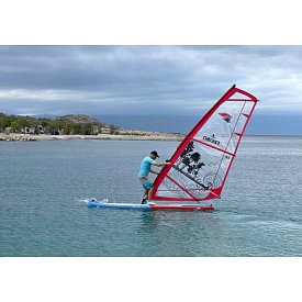 Paddleboard F2 PEAK WINDSURF 11'7 BLUE komplet s plachtou - nafukovací paddleboard a windsurfing