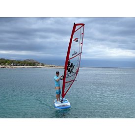 Paddleboard F2 PEAK WINDSURF 10'8 BLUE komplet s plachtou- nafukovací paddleboard a windsurfing