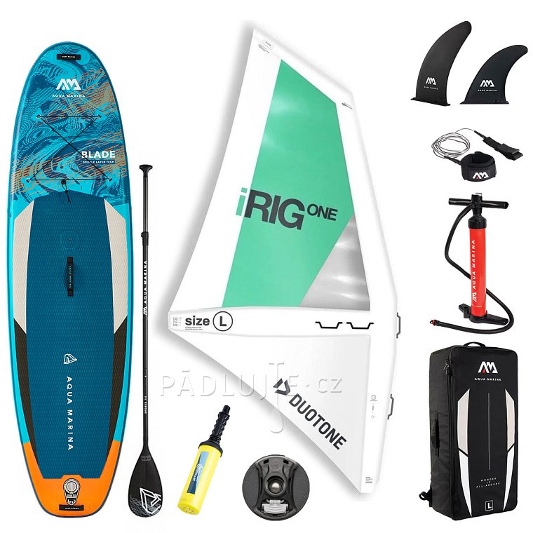 Paddleboard AQUA MARINA Blade 10'6 komplet s nafukovací plachtou a pádlem - nafukovací paddleboard a windsurfing
