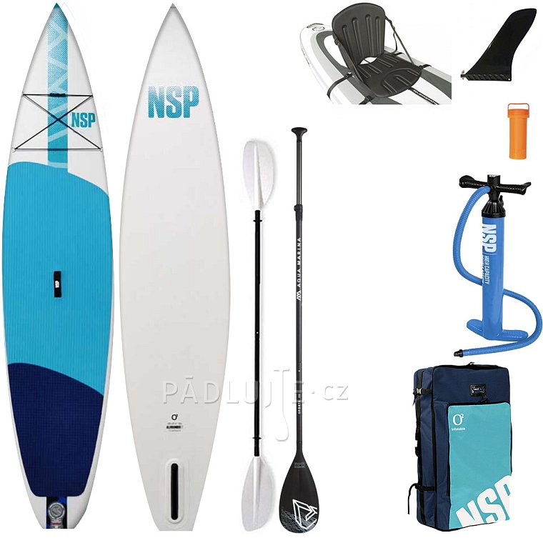 Paddleboard NSP 12’6 O2 Touring LT 30″ x 6″ - nafukovací