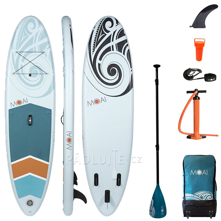 Paddleboard MOAI ALL-ROUND 10'6 - nafukovací paddleboard - mírně použité zboží s novým příslušenstvím