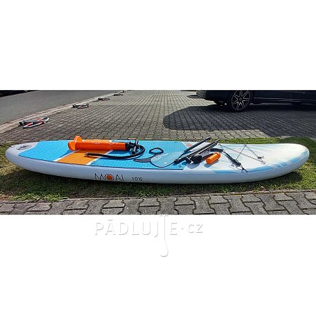 Paddleboard MOAI ALL-ROUND 10'6 - nafukovací paddleboard - mírně použitý paddleboard s novým příslušenstvím