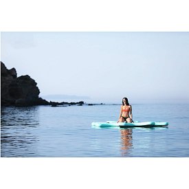 Komplet pro cvičení jógy - nafukovací molo AQUAMARINA Yoga dock  + 8x Paddleboard AQUA MARINA DHYANA 11'0