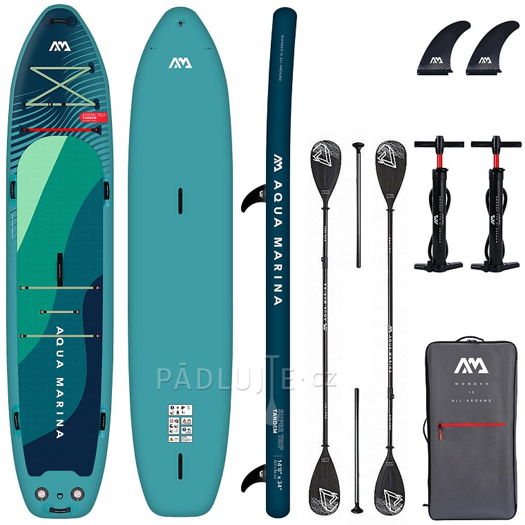 Paddleboard AQUA MARINA SuperTrip 14'0 Tandem- nafukovací model 2024