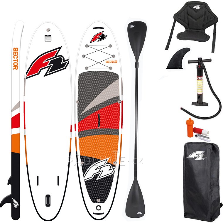 Paddleboard F2 SECTOR 12'2 RED/ORANGE COMBO 2024 - nafukovací