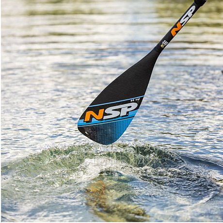 Pádlo NSP Carbon Hybrid 86 3D BLACK pro paddleboard