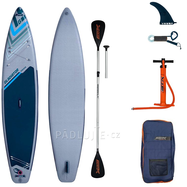 Paddleboard GLADIATOR ORIGIN 12'6 Special Edition Touring - nafukovací 22 PSI dvoj-vrstvý