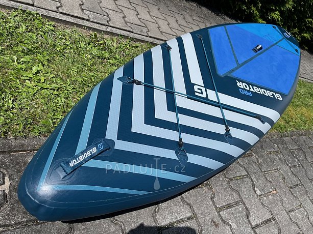 Paddleboard GLADIATOR PRO 12'6 WIDE s karbon pádlem - POUŽITÉ ZBOŽÍ