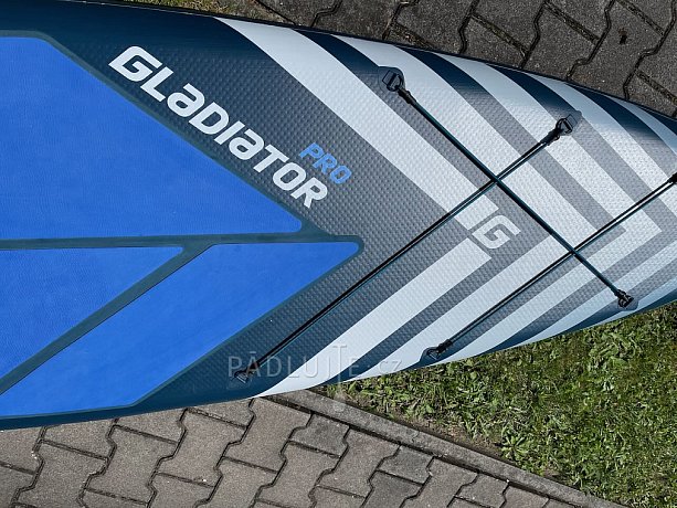 Paddleboard GLADIATOR PRO 12'6 WIDE s karbon pádlem - POUŽITÉ ZBOŽÍ