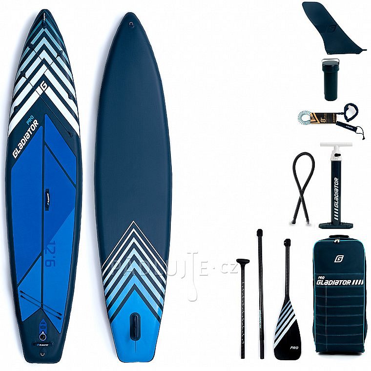 Paddleboard GLADIATOR PRO 12'6 WIDE s pádlem - POUŽITÉ ZBOŽÍ