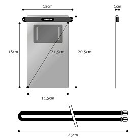 Vodotěsný obal na telefon RESTUBE - prémiový obal s magnetickým uzávěrem