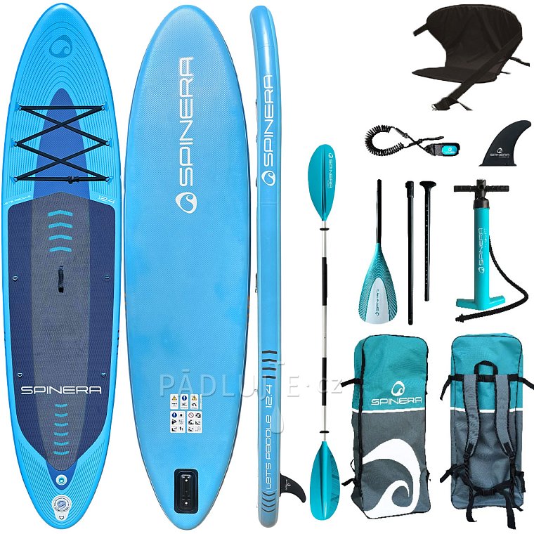 Paddleboard SPINERA SUP LET'S PADDLE 12'4'' model 2025 - nafukovací
