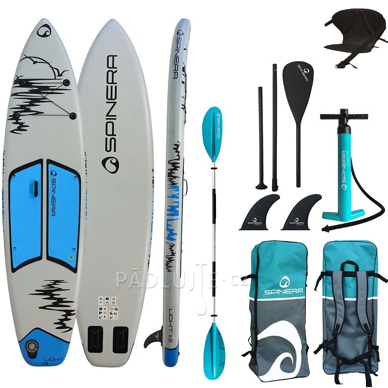 Paddleboard SPINERA SUP LIGHT 11'8 ULT model 2025 - nafukovací paddleboard