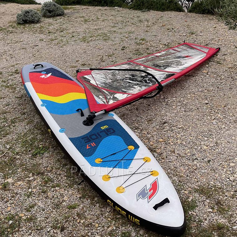 Paddleboard F2 GLIDE WS 10'8 GREY komplet s plachtou - nafukovací paddleboard a windsurfing