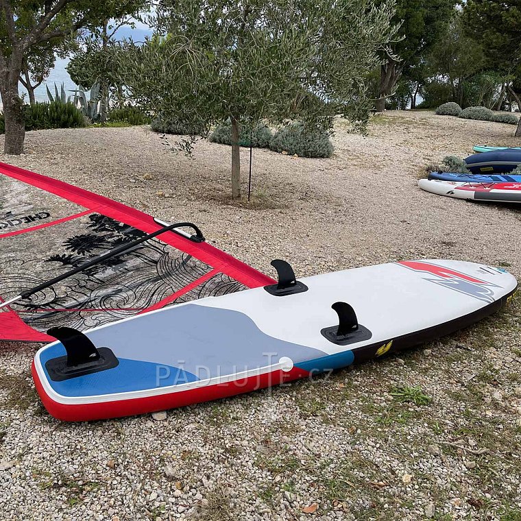 Paddleboard F2 GLIDE WS 10'8 GREY komplet s plachtou - nafukovací paddleboard a windsurfing