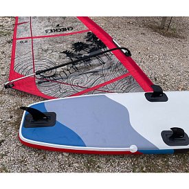 Paddleboard F2 GLIDE WS 10'8 GREY komplet s plachtou - nafukovací paddleboard a windsurfing