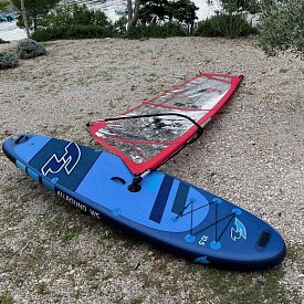 Paddleboard F2 ALLROUND AIR WS 10'5 BLUE komplet s plachtou - nafukovací paddleboard a windsurfing