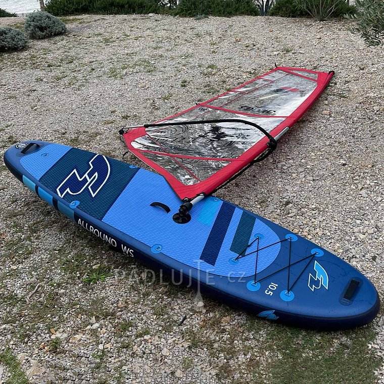 Paddleboard F2 ALLROUND AIR WS 10'5 BLUE komplet s plachtou - nafukovací paddleboard a windsurfing