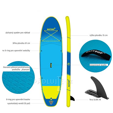 Paddleboard WATTSUP  F10 10'0 - nafukovací