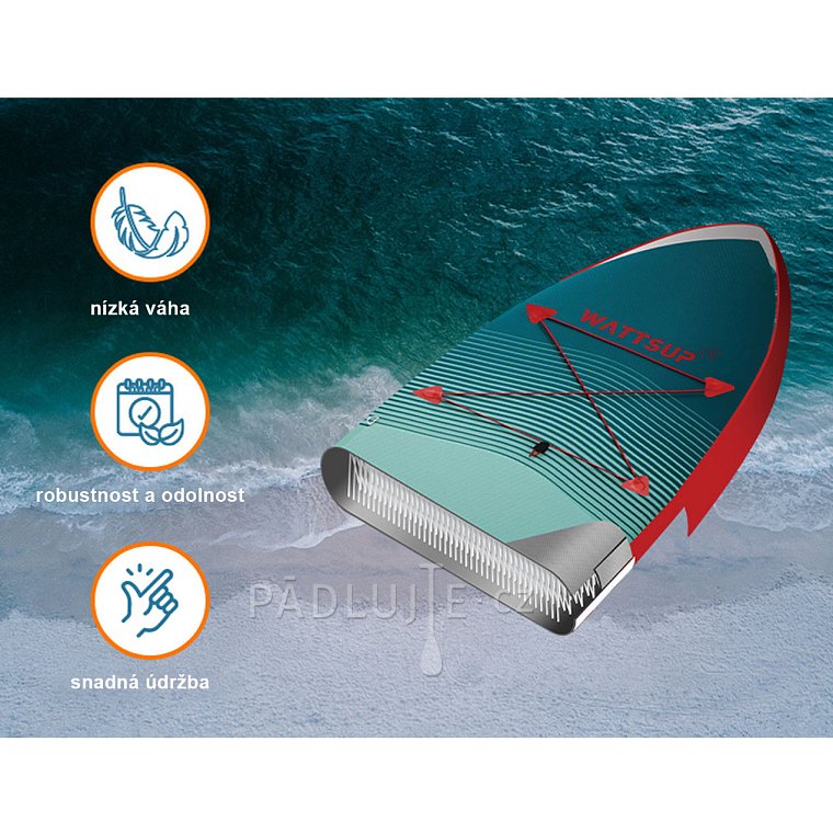 Paddleboard WATTSUP F12 12'0 COMBO - nafukovací
