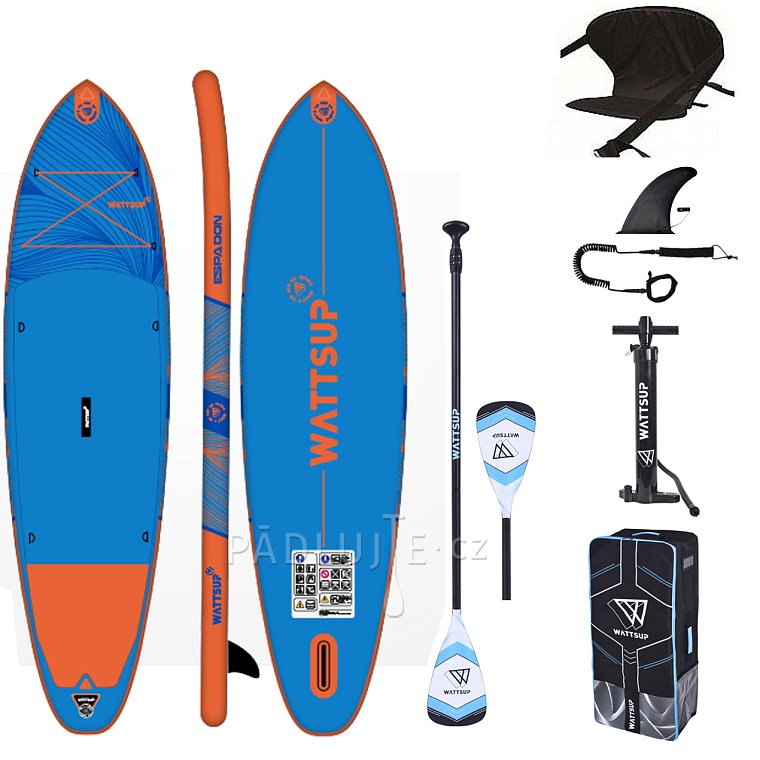 Paddleboard WATTSUP ESPADON 11'8'' MINICOMBO - nafukovací