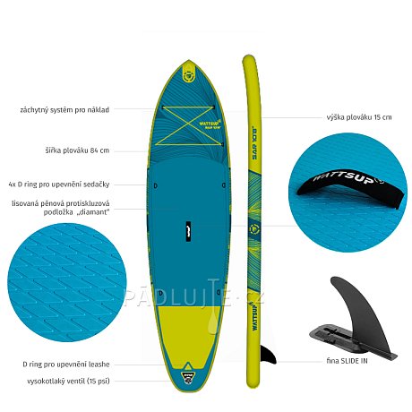 Paddleboard WATTSUP  SAR 10'8 MINICOMBO - nafukovací paddleboard s pádlem