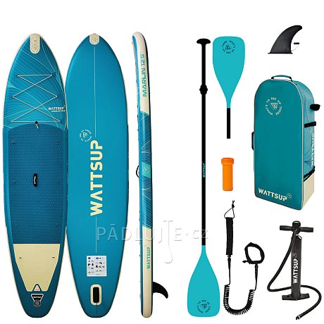Paddleboard WATTSUP MARLIN 12'6 MINICOMBO - nafukovací